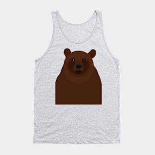 Brown bear Tank Top